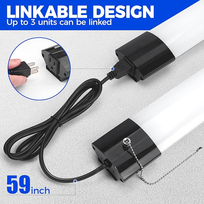 Barrina BS84 LED Shop Lights for Workshop 4FT, 6500K Utility Shop Lights - Image 6