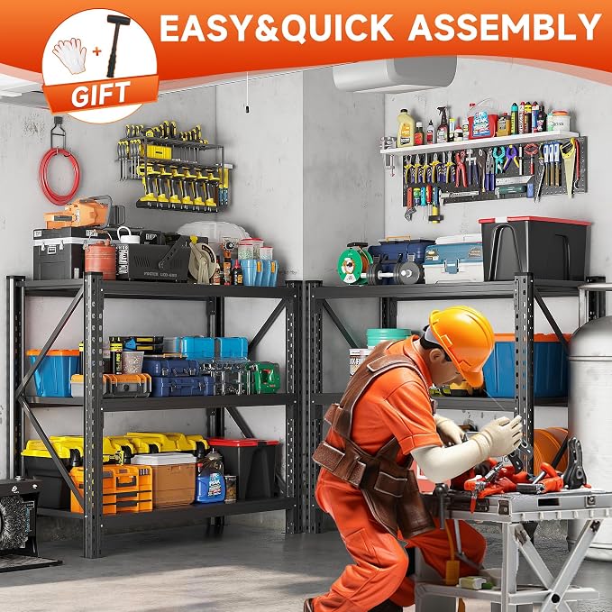 Heavy Duty Garage Shelving Unit - Image 6