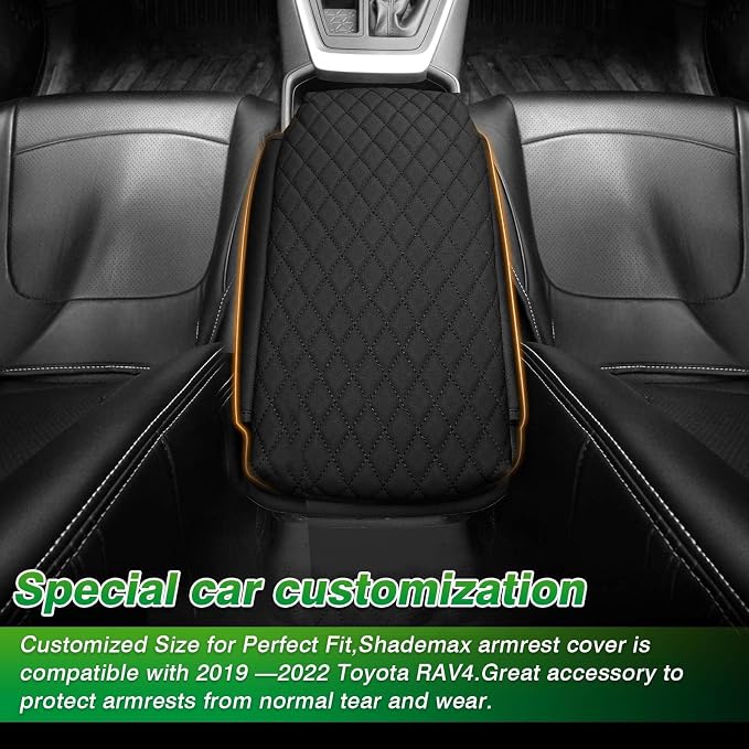 Shademax Center Console Cover Toyota RAV4 2019-2024 2025 2026 Armrest Cover - Image 4