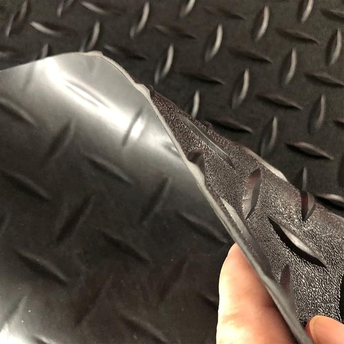2.5mm Thickened 7.5Ft x 27Ft Garage Floor Mat Rubber Flooring Roll 202.5sqft - Image 3