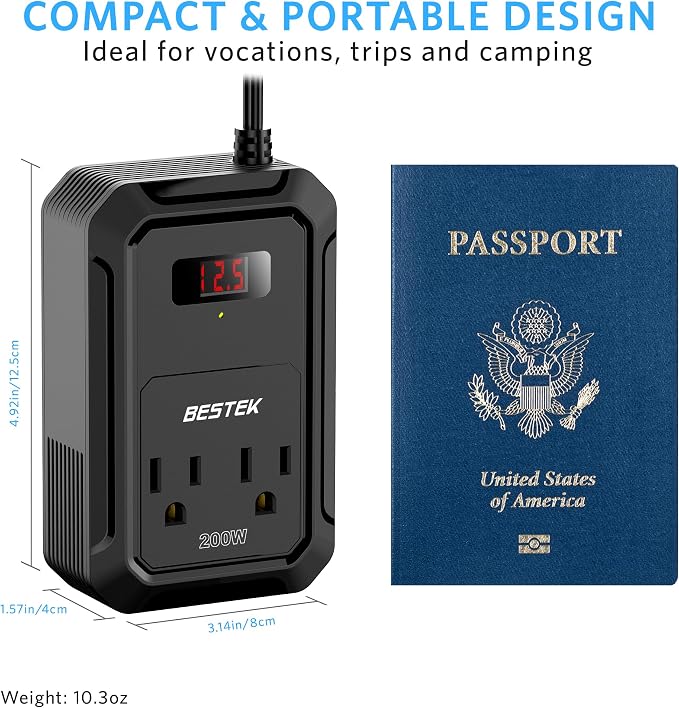 BESTEK 200W Car Power Inverter - Image 7