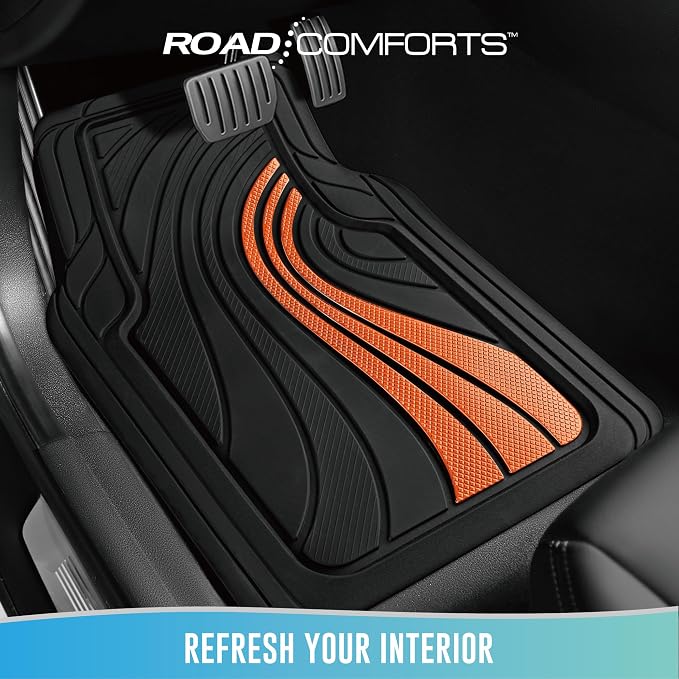 Road Comforts Car Floor Mats Full Set – Front & Rear Car Floor Mats - Image 2