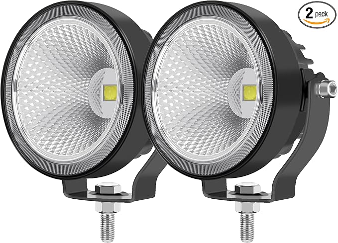 4 Inch Led Pod Light IP68 White LED Work Light Bar Car 12V 24V Led Flood Beam by SUFEMOTEC