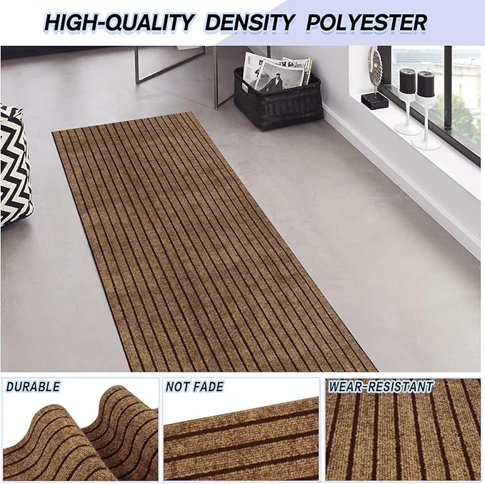 Custom Size Backed Non-Slip Area Rugs Runner, Easy Clean, Waterproof Runner Rugs - Image 2