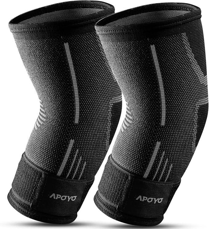 APOYO Elbow Brace for Tendonitis and Tennis Elbow, Compression Sleeve for by APOYO