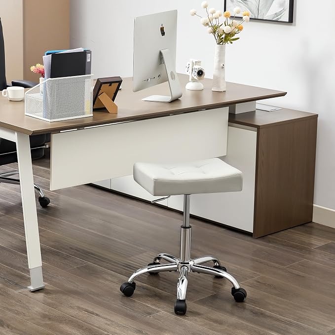 Adjustable Drafting Stools 17-21 inch Office Stool by FIRAVOE