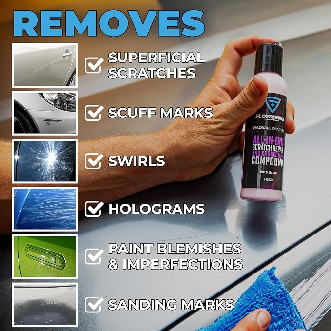 Instant Car Scratch Remover for Vehicles, All-in-One Car Paint Scratch Repair - Image 3