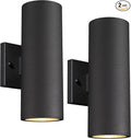 Ken & Ricky Outdoor Wall Sconce Lights, Cylinder Outdoor Light Fixtures by KenRicky