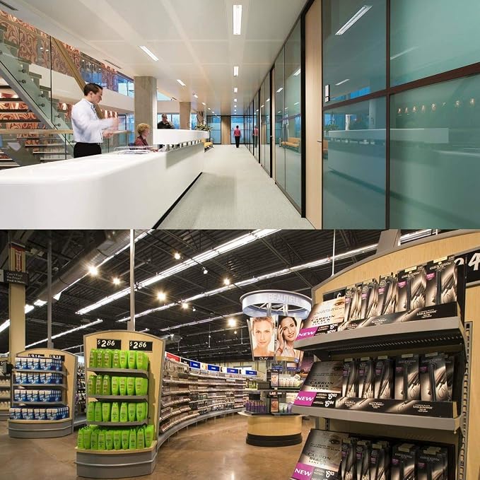 4FT LED Shop Light Fixture, 60W 6500lm 5000K Clear, T8 Integrated LED Tube - Image 2