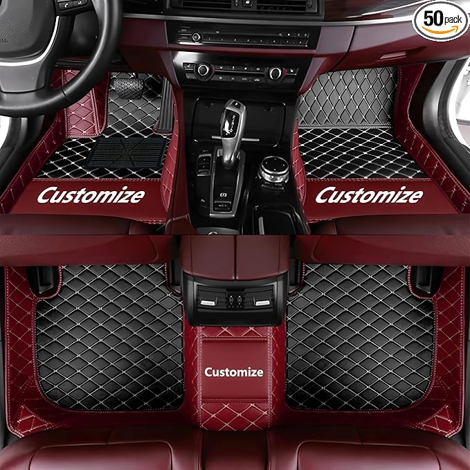 Custom Personalized Floor Mats for Cars，Luxury Full Coverage All Car Floor by Unknown