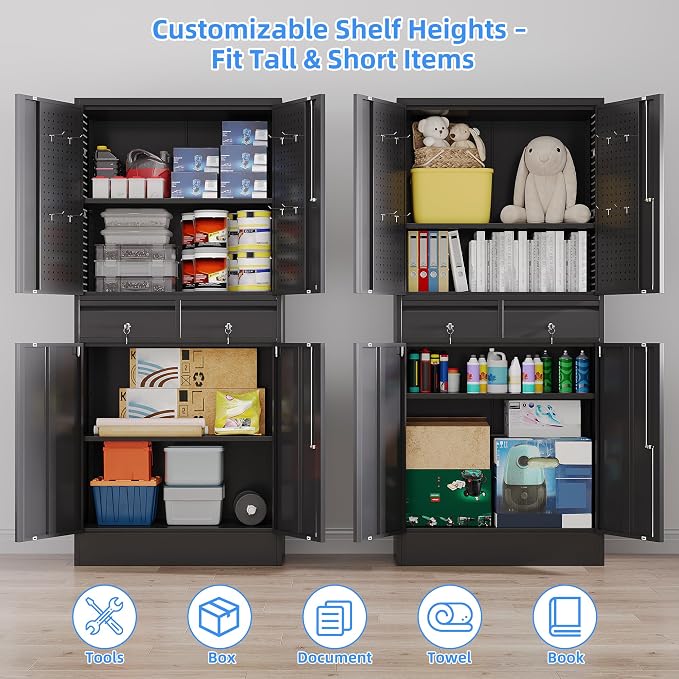 Metal Garage Storage Cabinet - Image 4