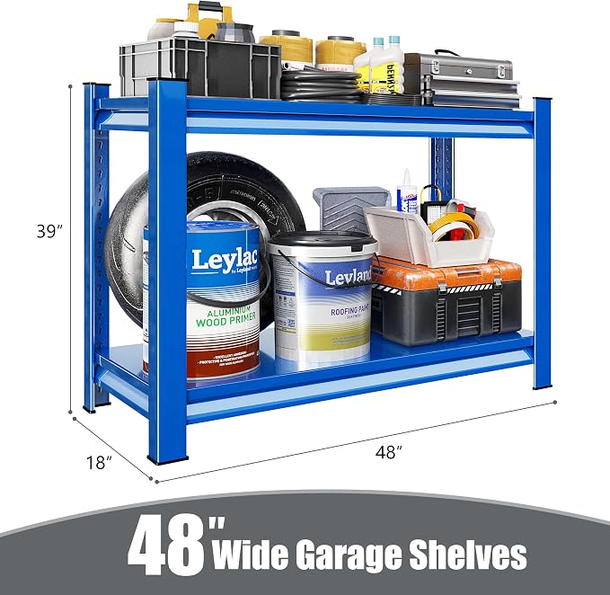 Garage Shelving Heavy Duty，Large Loads Adjustable Garage Storage Shelves - Image 3