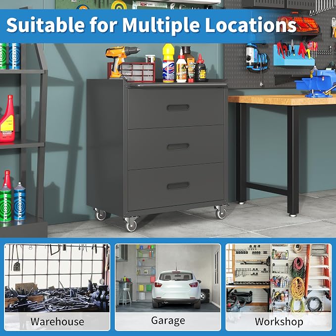 Metal Garage Storage Cabinet - Image 6
