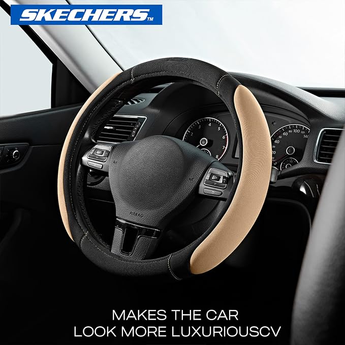 Skechers Steering Wheel Cover, Memory Foam Car Steering Wheel Cover, - Image 2