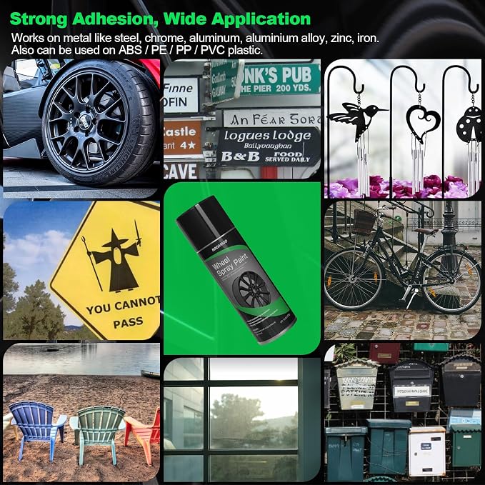 NADAMOO Aluminium Wheel Spray Paint, Aerosol Car Rim Paint - Image 5