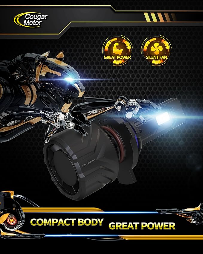 Cougar Motor 9012 Bulbs, HIR2 Fog Lights 6500K White Non-Polarity 9012 Fog Bulb - Image 7