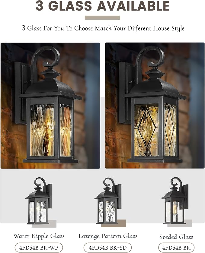 FEMILA 21" Large Exterior Wall Light Fixtures, 2 Pack Anti-Rust Waterproof - Image 5