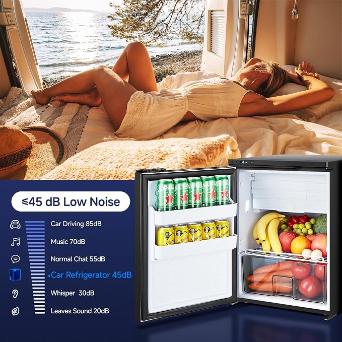 BODEGACOOLER 12 Volt Refrigerator, RV Refrigerator APP Control, 65L RV Fridge - Image 5