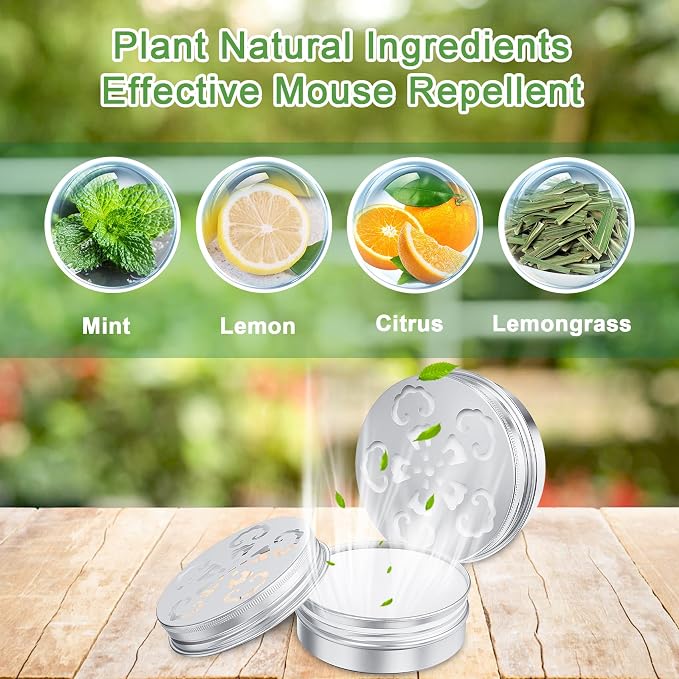 6 Pack Mouse Repellent for Car Engines, Peppermint Oil to Repel Mice and Rats - Image 3