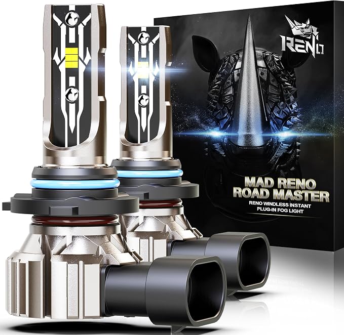RENO 9006 Bulb, 9006 Fog Lights Bulb, 9006 Light Bulbs Fog Bulb Fanless In Line by RENO