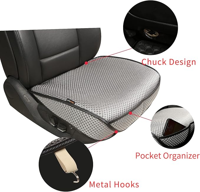 Auto Newer Breathable Universal Four Seasons Car Seat Covers， Luxury Car Seat - Image 3