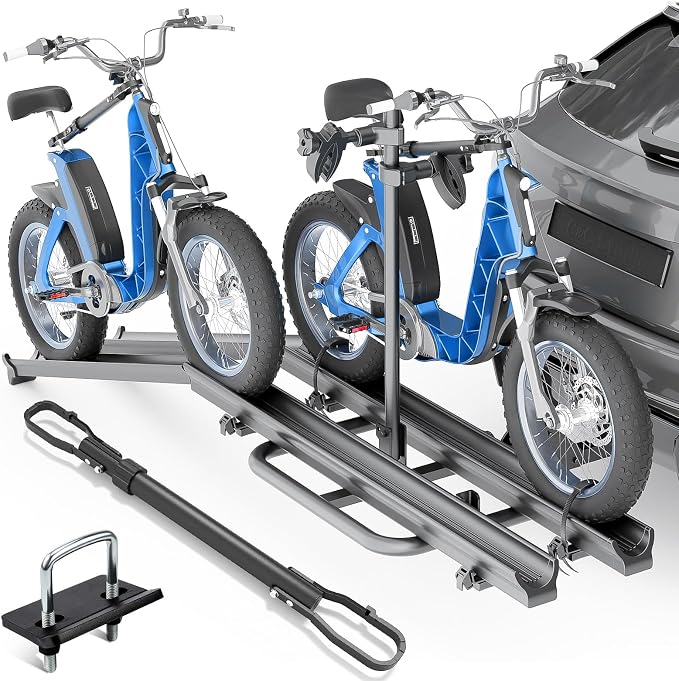 200 LBS Capacity 2 EBike Rack by YZONA