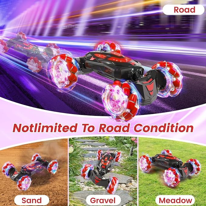 Gesture Sensing RC Stunt Car, Remote Control Car Toys - Image 6