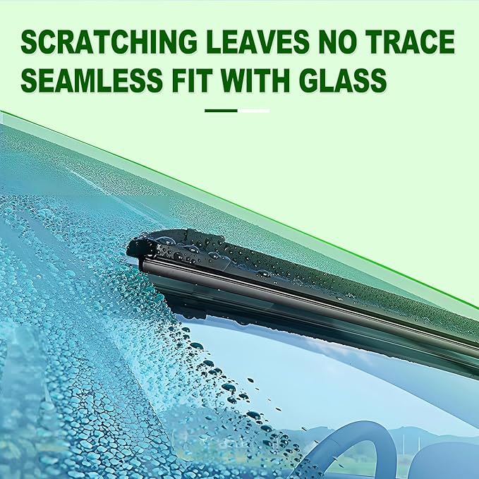 OEM Quality 20in + 19in Premium All-Season Windshield Wiper Blades - Image 3