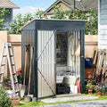 5X3X6.1FT Outdoor Steel Storage Shed by MISTMO