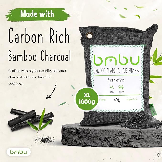 1000g Large Bamboo Charcoal Air Purifier Bag - Image 2