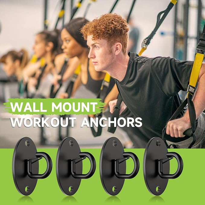 Resistance Band Wall Anchors System, Wall Mount Workout Anchors - Image 5