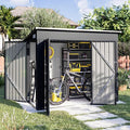 Aoxun 4' x 8' Shed Outdoor Storage Shed by Aoxun