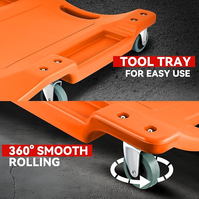 Auto Dynasty 40 Inches Mechanic Creeper, Automotive Garage Repair Low Profile - Image 5