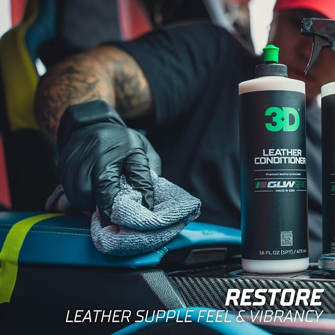 3D Leather Conditioner for Car, GLW Series | Restore, Protect | UV Protection | - Image 4