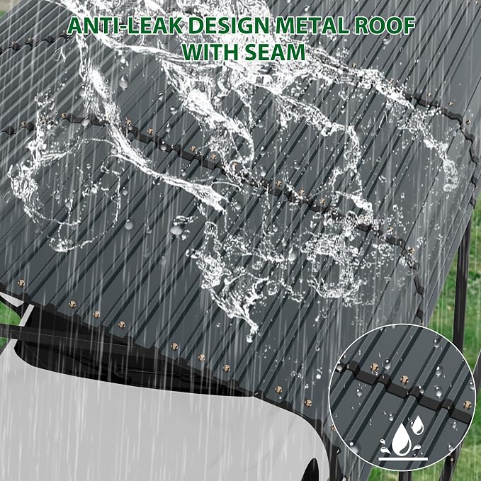 12' x 20' x 8.5' Heavy Duty Metal Carport - Image 4