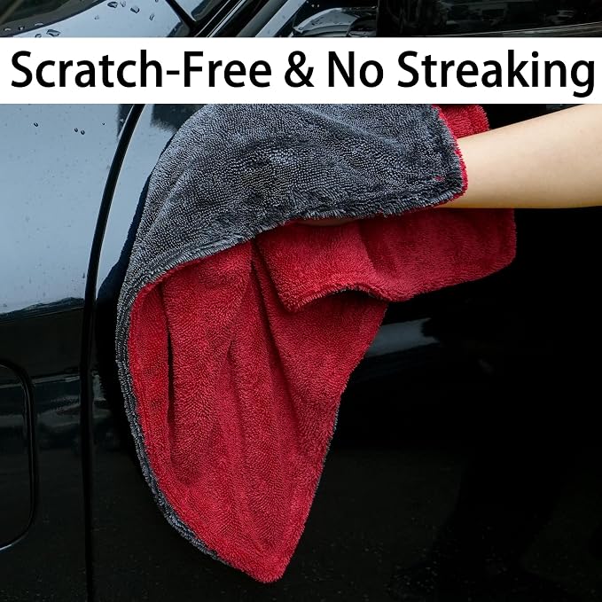 LIVOS 2 Pack Car Drying Towel, Premium Microfiber Towels - Image 6
