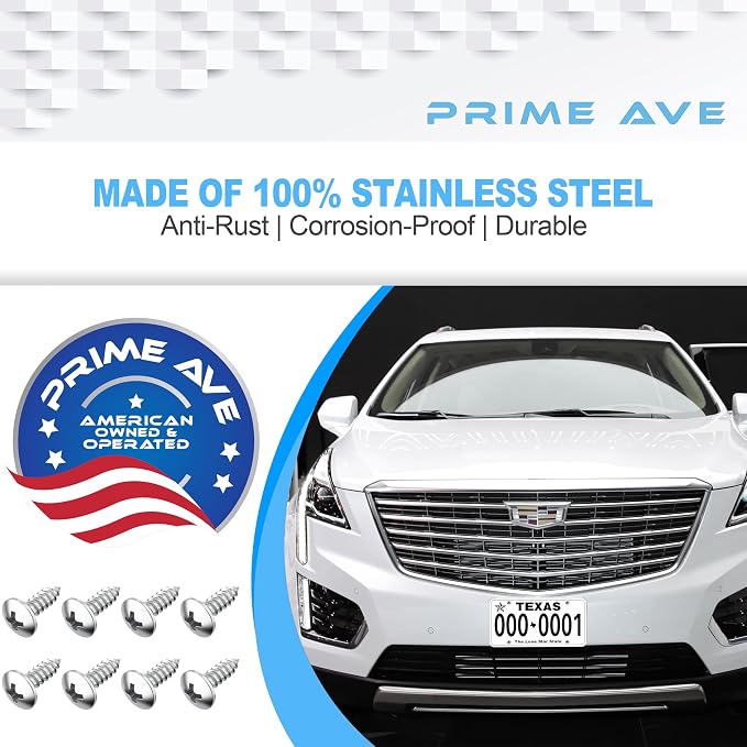 Stainless Steel License Plate Screws - Image 6