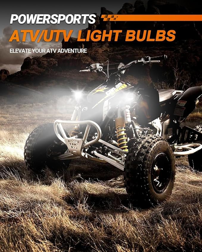 SEALIGHT X4I H7 Bulbs, 55000LM Super Bright H 7 Fog Bulbs - Image 2