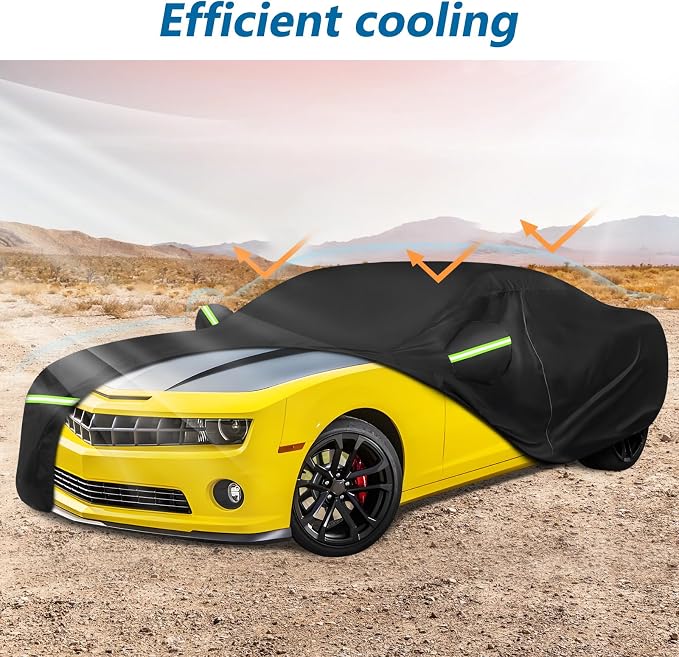 for Camaro Full Car Cover 2010-2025 All Weather, Outdoor Car Covers - Image 4