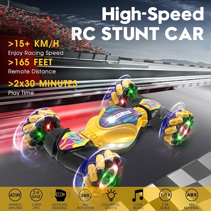 Gesture RC Car - Gesture Sensing RC Stunt Car Toys - Image 2