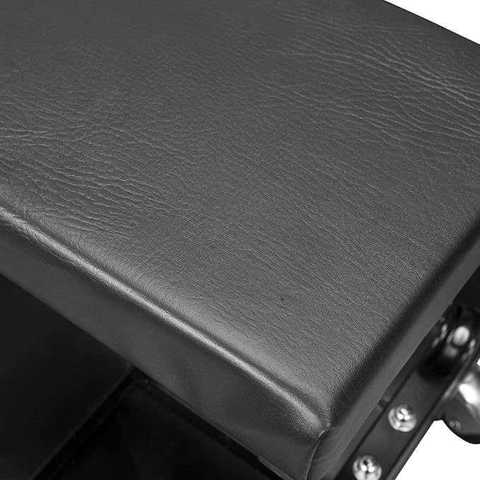Torin ATR6300B-1 Rolling Creeper Garage/Shop Seat: Padded Mechanic Stool - Image 9