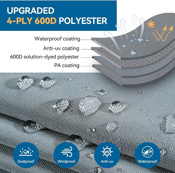 Durable 600D Tire Storage Bag, Large Tyre Dust Protective Cover - Image 2
