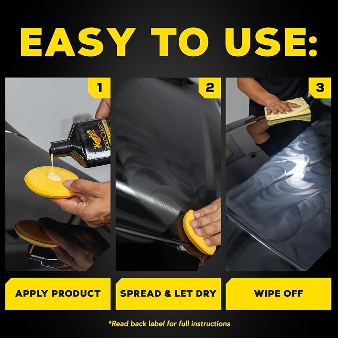 Meguiar's Gold Class Carnauba Plus Premium Liquid Wax Kit, Car Detailing Kit - Image 6