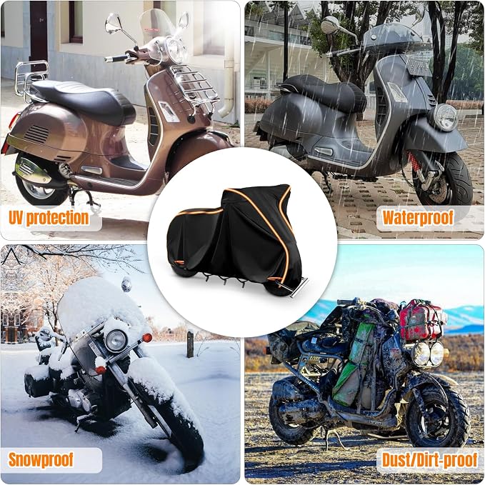 420D Waterproof Motorcycle Cover - Image 7