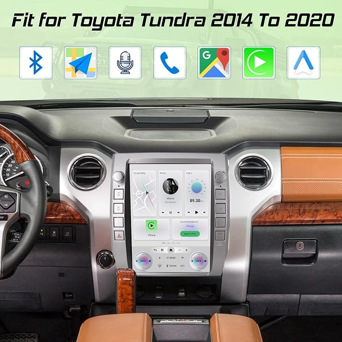 Android Car Radio Stereo for Toyota Tundra 2014-2020 - Image 2