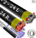 Garage Door Torsion Spring Set, Pair of 2" Electrophoresis Coated Garage Door by YINKCO