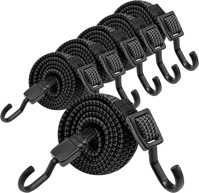 Bungee Cords, Flat Adjustable Bungee Cords by Rugtol