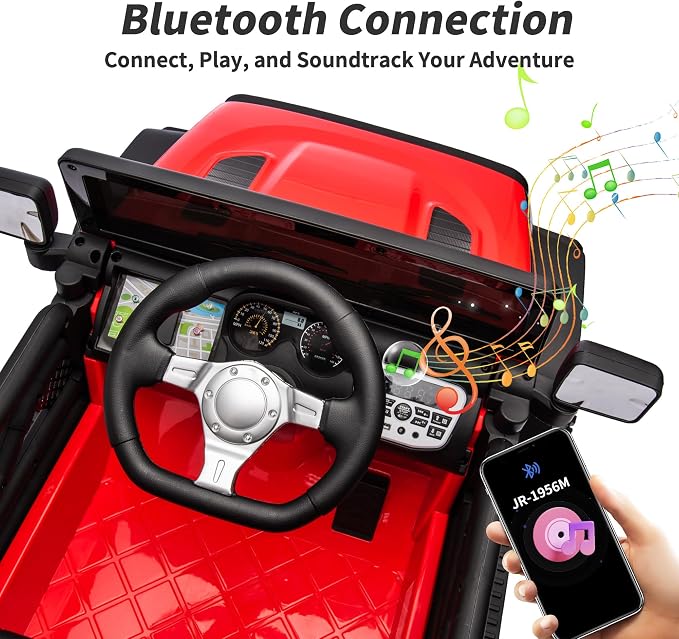 4WD Kids Ride on Car Truck, 12V 7Ah Kids Electric Vehicles Car Ride on Toy - Image 7