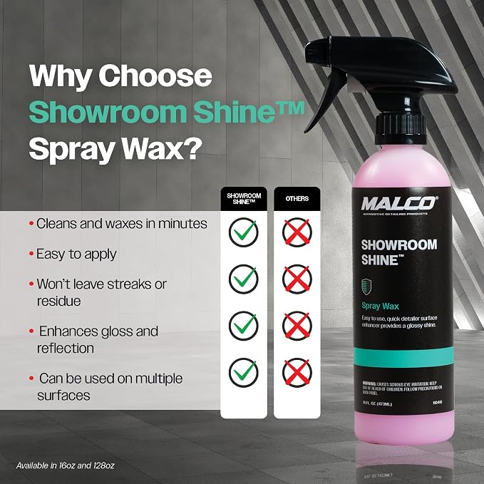 Malco Showroom Shine Spray Car Wax – Best Car Wax Spray - Image 5