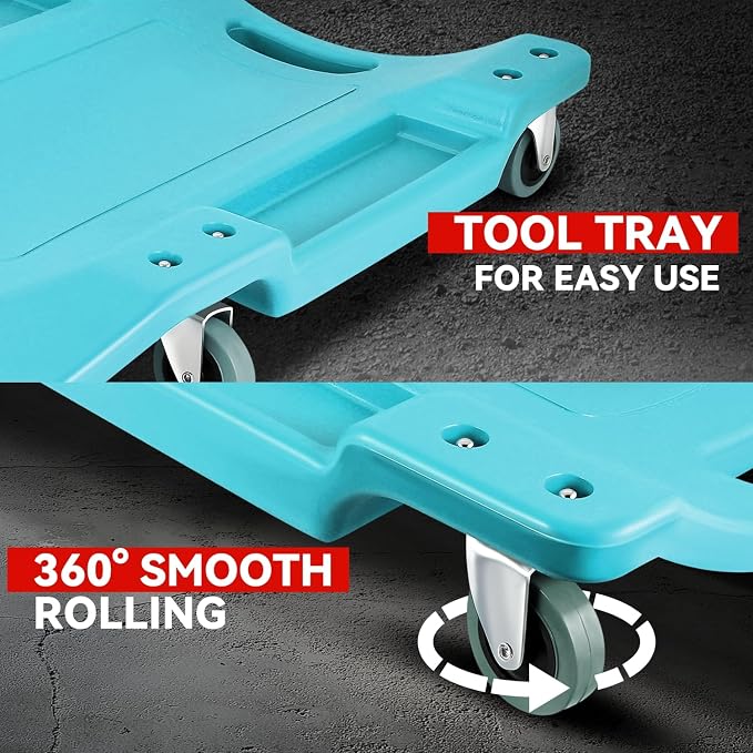 Auto Dynasty 40 Inches Mechanic Creeper, Automotive Garage Repair Low Profile - Image 4
